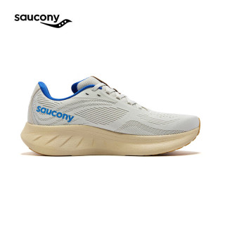 Saucony索康尼RIDE 18驭途18男女同款缓震慢跑训练跑步鞋 浅卡基 37