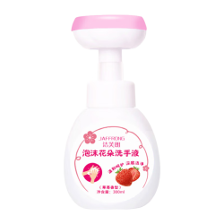 JAFFRONG 绵密泡沫 洗手液  草莓香 300ml