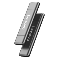 Lenovo/联想 ZX1 Pro Type-c USB3.1双接口 固态移动硬盘  水光银 128GB