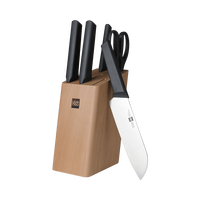 小米有品 HUOHOU 火候 青春版 不锈钢刀具套装 6件套