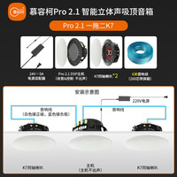 慕容柯立体声吸顶音响改装pro 2.1 DSP双声道重低音已接入米家APP 慕容柯Pro 2.1(老款Pro)一拖二k7
