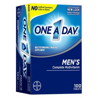 ONE A DAY 男士复合维生素维B维D锌多维 100粒*1瓶