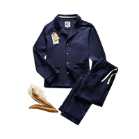 上纺拾柒棉 天然抗菌木棉家居服套装