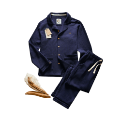 上纺拾柒棉 天然抗菌木棉家居服套装