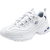 斯凯奇小白熊|增高厚底百搭女复古休闲耐磨老爹鞋男 （男款）白色/海军蓝色/WNV 39