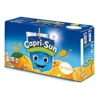 Capri-Sun 果倍爽 儿童饮料整箱果汁橙汁200ml*10袋 迪拜原装进口