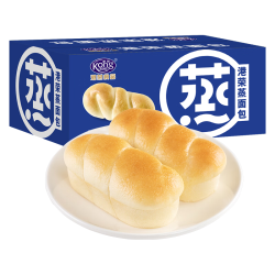 港荣 蒸面包营养早餐吐司手撕面包休闲零食品小吃点心 奶黄味5袋（共200g） 200g