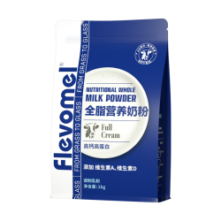 风车牧场 全脂成人奶粉高钙青少年学生中老年牛奶粉 1KG/袋 家庭装