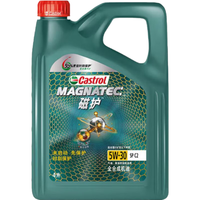 嘉实多（Castrol）磁护 极护 全合成机油 金嘉护 银嘉护 嘉力 SP 润滑油 4L汽车保养 磁护 5W-30 全合成 4L