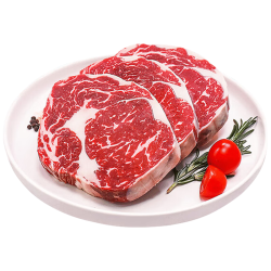 大鲜田 澳洲谷饲M3原切眼肉1500g牛排套餐厚切雪花牛肉生鲜 源头直发