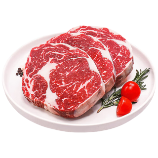 大鲜田 澳洲谷饲M3原切眼肉1500g牛排套餐厚切雪花牛肉生鲜 源头直发