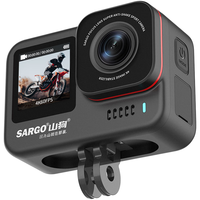 山狗A9 运动相机 4K高清长续航摩托车行车记录仪自行车骑行防抖头盔vlog非360全景钓鱼水下小型摄像机