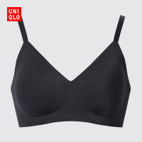 优衣库 女装无钢圈文胸/软支撑 弹嘟嘟柔托BRA 479194 09 黑色 2XL E85 F85 B90 C90 D90