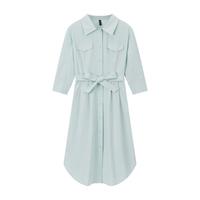 梵希蔓 春秋款七分袖薄款中长连衣女