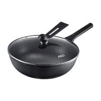 爱仕达 炒锅晶钻新不粘炒锅不粘锅家用炒菜锅磁通平底锅30cm