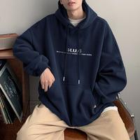 唐狮 装简约高端男士卫衣休闲连帽文字印花卫衣长袖男士卫衣卫衣