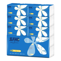 五月花(May Flower)抽纸 4层100抽*10包软抽 柔软亲肤加厚强韧面巾纸巾