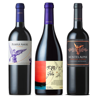 MONTES 蒙特斯 三剑客红葡萄酒 750ml 紫天使+富乐+欧法特酿 3支装智利原瓶进口红酒