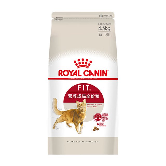PLUS会员：ROYAL CANIN 皇家 F32成猫猫粮 4.5kg