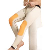 【加厚护膝】雅鹿加绒巨厚保暖裤羊毛蚕丝贴片男士发热打底秋裤冬