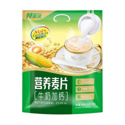 慧恩 黄金麦氏！牛奶加钙营养麦片450g