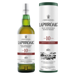 LAPHROAIG 利富单一麦芽威士忌进口洋酒 拉弗格10年雪莉桶