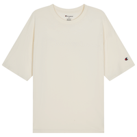 Champion 短袖女夏季短袖T恤胶印草写logo纯棉男女同款