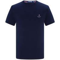 Navigare意大利小帆船短袖T恤男士夏季薄款纯色轻商务体恤汗衫 藏青 L/50