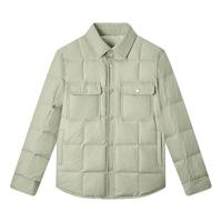 gxgjeans冬季轻薄衬衫短款羽绒服男式羽绒服男青少年