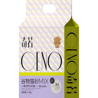 CENO 谷物混合猫砂除臭植物猫沙原味猫咪用品MIX 2.5kg*4包整箱装