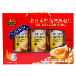 金日禾野 高钙燕麦片礼盒750g