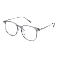 ZEISS/蔡司 防蓝光 近视眼镜 眼镜框 防蓝光镜片 散光度数镜片  简约透明灰钛架方框 1.60