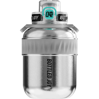 吨吨 BOTTLED JOY 保温杯大容量暖水瓶保温水杯车载杯钛暖吨吨水杯吨吨杯银色 银色星河1000ml