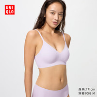 优衣库女装无钢圈文胸/软支撑 弹嘟嘟柔托BRA 479194 70 浅紫色 XL D80 E80 F80 B85 C85 D85