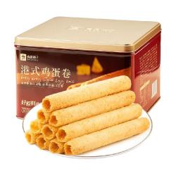 良品铺子 下拉享优惠】良品铺子香芋蛋卷中秋送礼伴手礼健康零食400g
