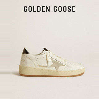 Golden Goose男女Ball Star2厚底增高做脏休闲鞋GGDB 灰星黑尾 39