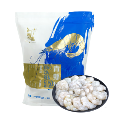 东方甄选 冷冻青虾仁去虾线厄瓜多尔南美白虾 中号1袋装 1kg(净重)  （100g*10小包）