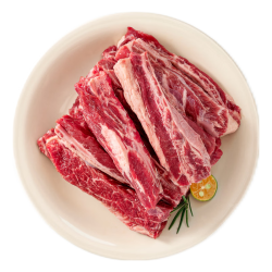元牧希 澳洲进口牛肋条1000g袋牛排骨肋排烧烤肉食材原切谷饲鲜牛肉生鲜