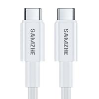 SAMZHE 山泽 Type-C数据线双头公对公PD100W快充短线5A