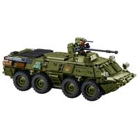 Sluban 小鲁班 军事系列 M38-B1251 BTR-80AS IFV 轮式战车