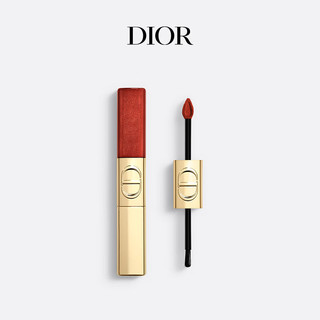 迪奥DIOR【限定新品】烈艳蓝金双效亮闪唇釉 747口红化妆品生日礼物女