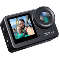 骁途 S6运动相机4K超级防抖摩托车头盔记录仪户外钓鱼相机自行车Vlog运动摄像机 续航套餐 128G内存卡