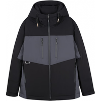 才子(TRIES)羽绒服男冬季时尚2025短款连帽撞色拼接加厚保暖防风外套 灰色 XL (175/92A)