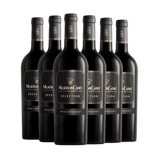 MOUTON CADET 木桐嘉棣 精选 波尔多干型红葡萄酒 6瓶*750ml套装 整箱装