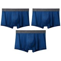 Miiow 猫人 3条装 亲肤 莫代尔 男友内裤