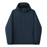 诺帝卡(NAUTICA)【商场同款】男装秋冬新款防轻溅水可脱卸帽厚外套棉服男JO4308 深碳灰01C M