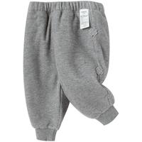 巴拉巴拉童装宝宝裤子女童长裤卫裤冬装儿童运动裤休舒适保暖甜美 中花灰00502 73