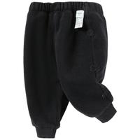 巴拉巴拉童装宝宝裤子女童长裤卫裤冬装儿童运动裤休舒适保暖甜美 黑色90001 100cm