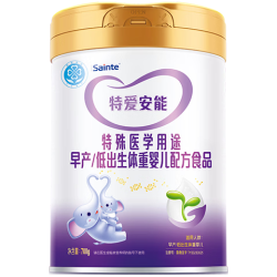 iSainte 特爱安能早产/低出生体重婴儿配方粉700g*6罐