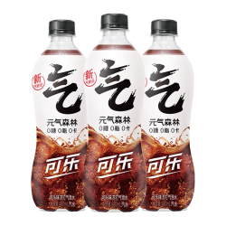 元气森林 Genki Forest 元气森林气泡水 480ml*6瓶 白桃味+夏黑葡萄味+冰柠可乐